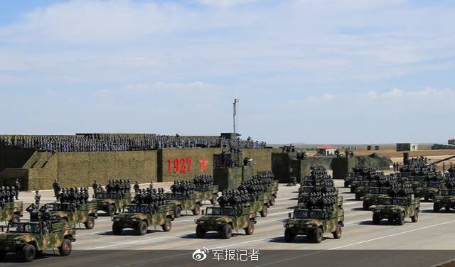 沙场阅兵,为能战,为和平!